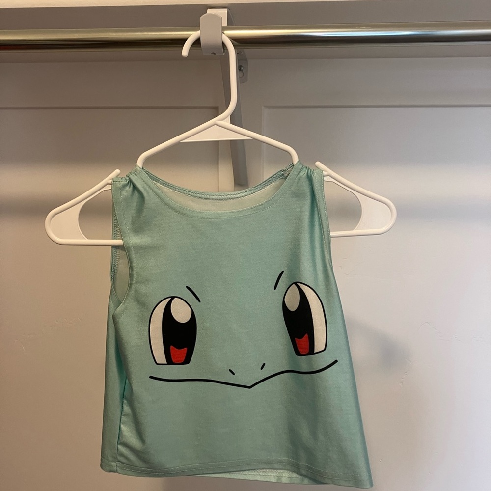 Blue squirtle tank top. Xs
